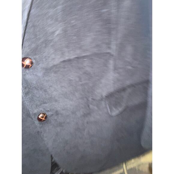 Oak Creek Men's Sport Coat Blazer 48L 2-Button Black Corduroy Textured Dillards - Picture 6 of 6